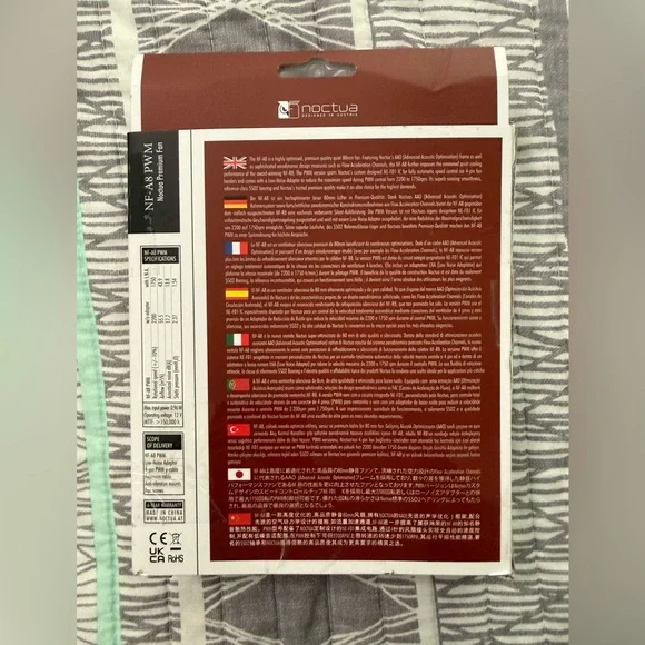 Noctua NF-A8 PWM 80mm Premium Quiet Cooling Fan - 4 Pin Connector - Picture 5 of 9